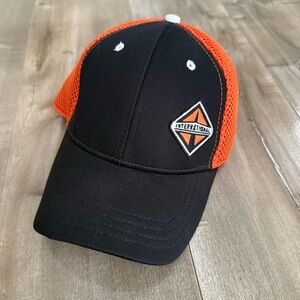 Callaway International Trucks Hat Black Orange Mesh Pukka‎ Adjustable Ball Cap